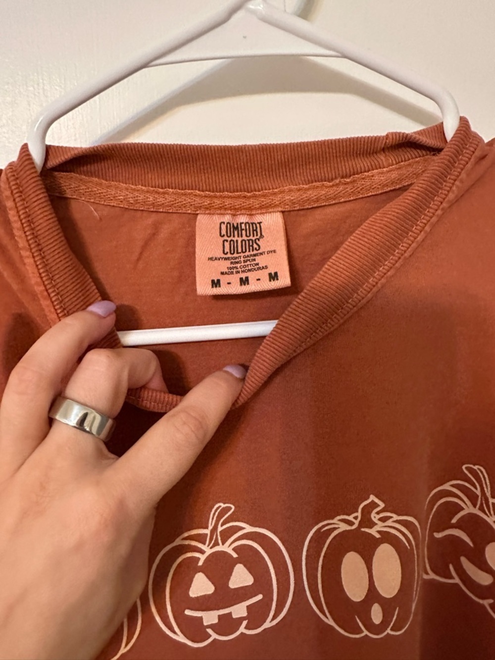 Comfort Colors Burnt Orange Pumpkin Tee